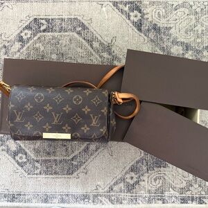 Louis Vuitton Monogram Brown Crossbody Bag MM